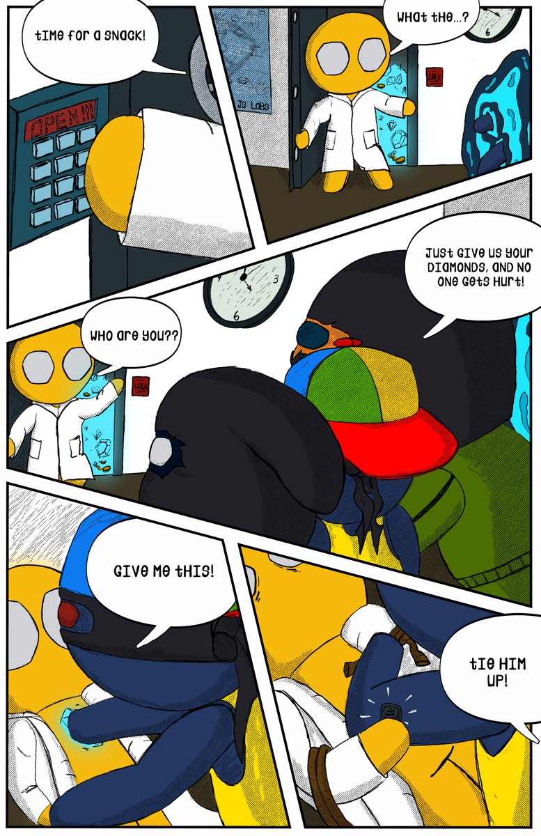 gemsetnft's tweet photo. You can follow along with this comic strip as chapter 1 unfolds… 💎

&amp; you can read through the script here: https://t.co/2IguexGHDJ https://t.co/BwlcO7nGr9
