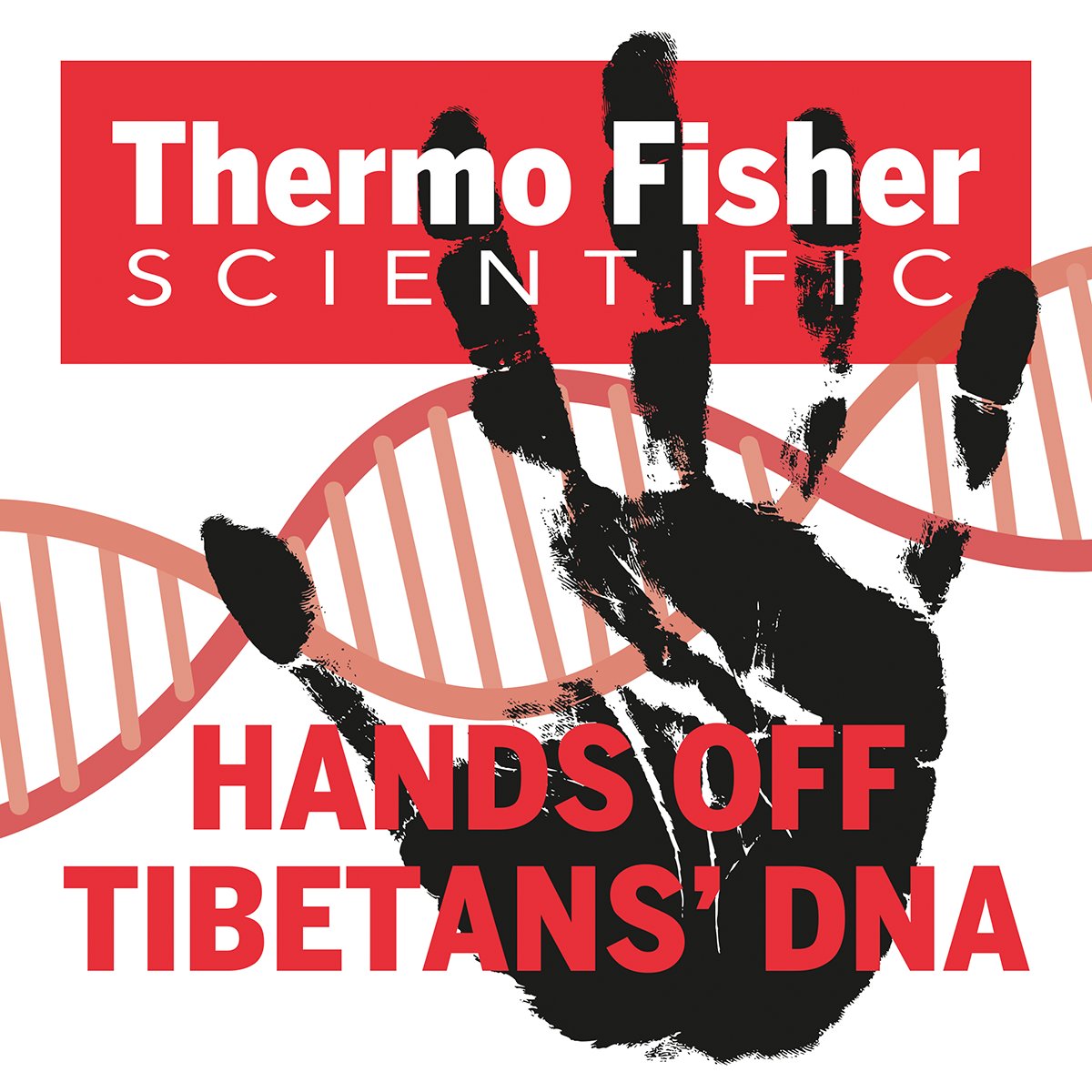 TheTibetNetwork's tweet photo. AnaMcLelland in the US
Mr Casper, HALT the supply chain of @thermofisher DNA Kits to China immediately. Your actions have consequences that will affect the Tibetan people.
#ShameOnThermoFisher #ScienceWithaTwist
#ThermoFisherScientific #HandsOffTibetansDNA https://t.co/8LcDtqpzfL
