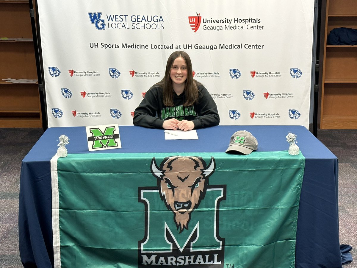 WestGAthletics's tweet photo. Congratulations to Ashlyn Drayer on making her signing to Marshall official! https://t.co/IGCQo3waMX