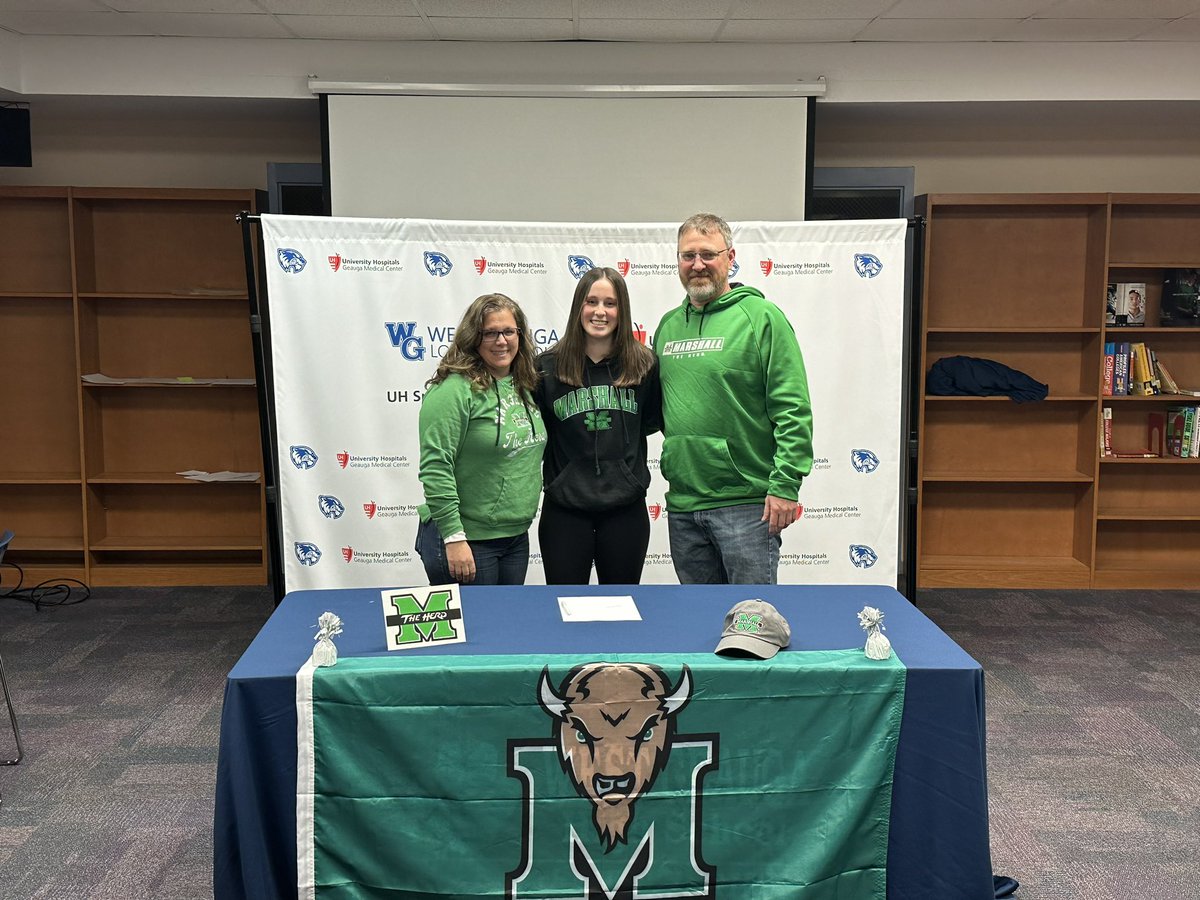 WestGAthletics's tweet photo. Congratulations to Ashlyn Drayer on making her signing to Marshall official! https://t.co/IGCQo3waMX