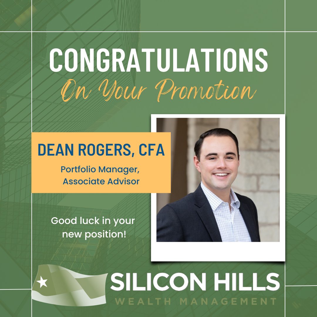🎉 We are pleased to announce that our very own Dean Rogers has been promoted to Portfolio Manager, Associate Advisor! Let's #congratulate Dean as he steps into this new role. 🎉
-
#newposition #newpossibilities #newjobopportunity