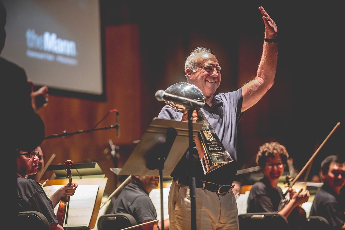 We’ve been reminiscing about the time we shared the stage with the Lombardi Trophy, Jeffrey Lurie, and Eagles center <a href="/JasonKelce/">Jason Kelce</a> at the @manncenter. Here’s hoping the trophy returns to Philadelphia once again. Go Birds!