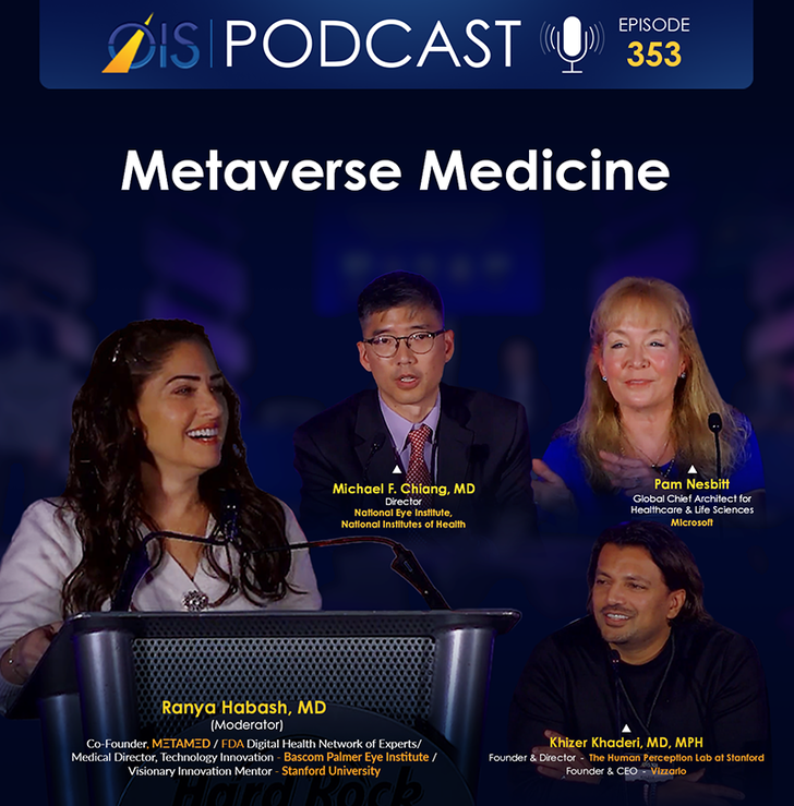 OISTWEETS's tweet photo. How will the metaverse transform ophthalmology? How is it already happening? Explore this new frontier in our latest #podcast. With Dr. Khizer Khaderi, Michael Chiang, Pam Nesbitt, and Dr. Ranya Habash.
To tune in, visit https://t.co/ekVy1y6wY8
#ois #oispodcast #metaverse https://t.co/13pfsVHtrE