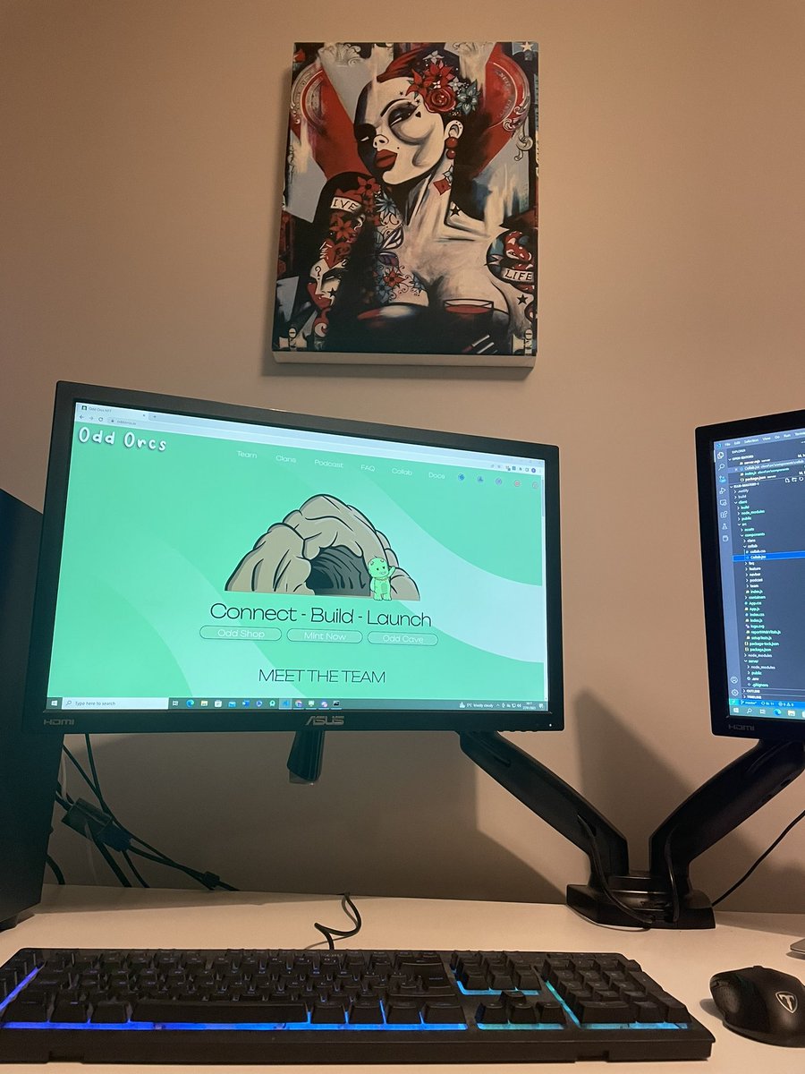 Upgrade Szn <a href="/oddorcs/">Odd Orcs</a> underway, new website built by yours truly is live🛠️ 

↪️ oddorcs.io 

2023 we’re pushing boundaries <a href="/oddconnects/">Odd Connects LTD</a> 🫡

Art Upgrade? 🔜 

#4TheHorde #OddOrcs #OddConnects