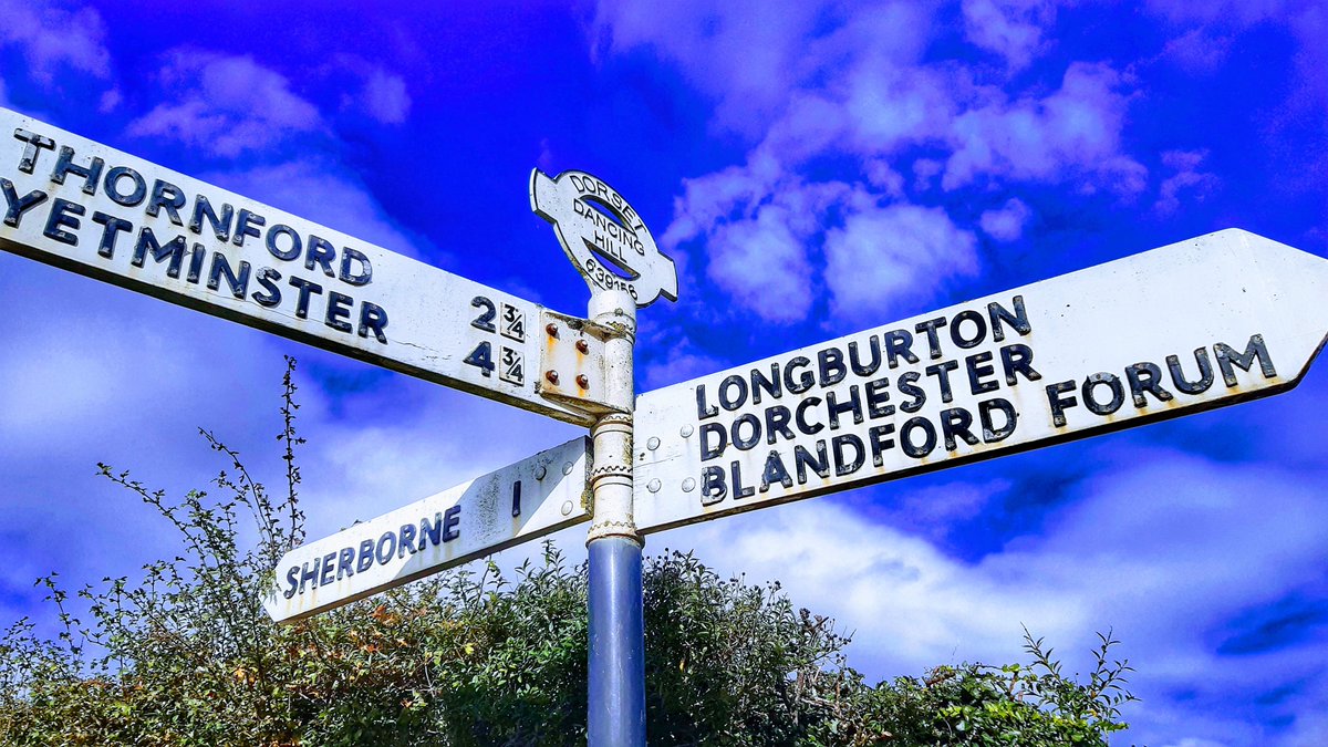 ChilcoteMeander's tweet photo. There's something about Dorset place names. These are mainly from the north of the county

#dorset #fingerpostfriday https://t.co/TTn6amEao3