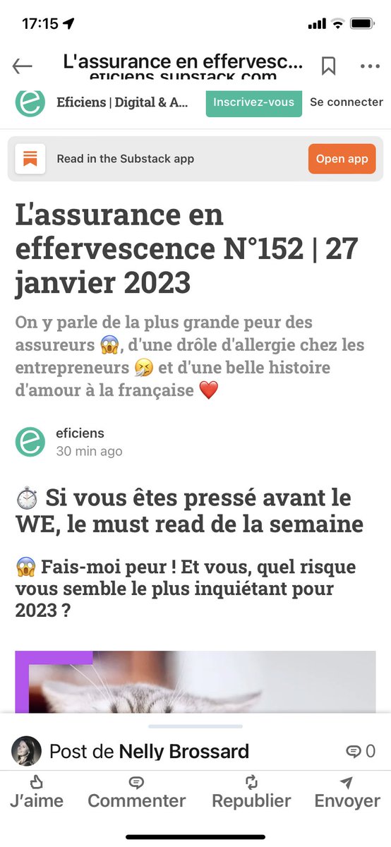 nelbro's tweet photo. ☑️ Les info clés hebdo de l’#Insurtech:
🔹 @FlitterFR lance son assurance pour les 🚗connectés
🔹Levée💰de #Eyst pour limiter la fraude et rembourser +vite les sinistres
🔹Getsafe 🇩🇪arrive en france 🇫🇷 avec l’🏡
#habitation
…
🙏 @Eficiens
https://t.co/AljsqTqCrh https://t.co/dWQEQvWXS9