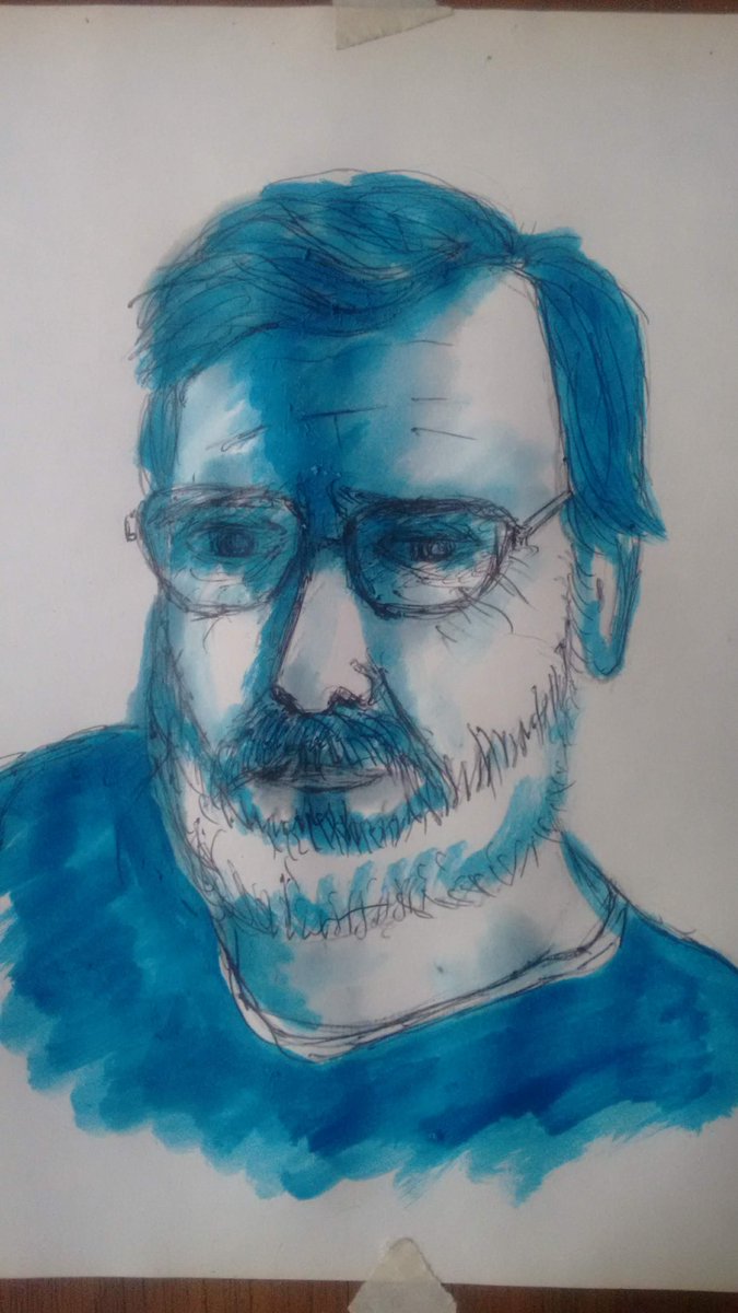 MeinPablo's tweet photo. Selbstporträt in Arbeit mit farbiger Latexfarbe und Gouache auf Karton
Bevor Sie die Rolle machen😁

#art #kunst #pabloaleandro 0 2 3 https://t.co/xBsh79VYqB