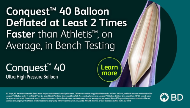aacuna14's tweet photo. Short deflation times mean less time waiting. Conquest™ 40 Balloon consistently deflated in less than 20 seconds on average in bench testing. See the bench data and safety info: https://t.co/uMVhtFxF9r #BDemployee https://t.co/ddL1piaq8e https://t.co/ZkksrOP4go