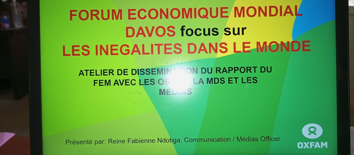 NdotigaF's tweet photo. #RCA, atelier de dissémination du rapport du Forum Économique Mondial de Davos, ce fut une belle expérience ce jour.@ayanguendji @UMevala https://t.co/7XcDLp4ElK
