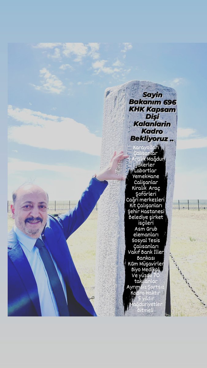 Biz artık sozlerin tutulmasını istiyoruz ayrımsız kadro istiyoruz oyalanmak kandirilmak istemiyoruz 5 yıllık magduriyetimiz bütün emekçilerin hakkını almasını istiyorz <a href="/vedatbilgn/">Vedat Bilgin</a> <a href="/hakisagri/">Ahmet Varol</a> <a href="/hakiskonf/">HAKİŞ KONFEDERASYONU</a> <a href="/turkiskonf/">TÜRK-İŞ</a> <a href="/RTErdogan/">Recep Tayyip Erdoğan</a> <a href="/dbdevletbahceli/">Devlet Bahçeli</a> <a href="/devletsert/">Devlet Sert</a> <a href="/BY/">Binali Yıldırım</a> <a href="/fuatoktay/">Fuat Oktay</a> <a href="/fethigurer/">Ömer Fethi Gürer</a>