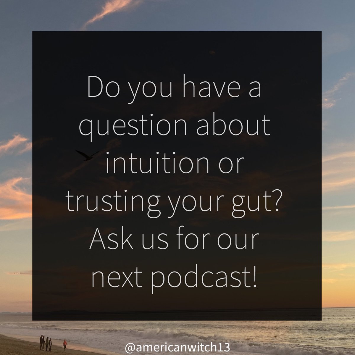 thecirclecast's tweet photo. Do you have a question about intuition or trusting your gut? Ask us for our next podcast episode and we'll do our best to answer it. 🙏😊✨ https://t.co/STv8Q0FaDx
