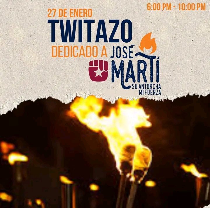 #MartiVive 
#170Aniversario 
<a href="/japortalmiranda/">José Angel Portal Miranda</a> 
<a href="/GeoPAlvarez/">Georgina Pérez Alvarez</a> 
<a href="/PardoRegla/">Regla Angulo Pardo</a> 
<a href="/CarlosRMoranG/">Carlos Rafael Morán Giraldo</a> 
<a href="/dpscamaguey1/">Dirección General de Salud Camagüey</a>