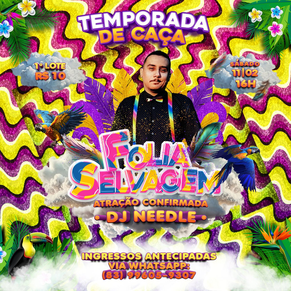 temporadaursina's tweet photo. Ele estará novamente junto conosco, o DJ @needlebot que fez todo mundo dançar na nossa primeira edição.
Já comprou o seu ingresso? Corre que o primeiro lote já está acabando!
Compre via whatsapp: (83) 996059307
#temporadaursina #carnavaljoaopessoa #gaypb #ursoslindosdobrasil https://t.co/awAyBh701P