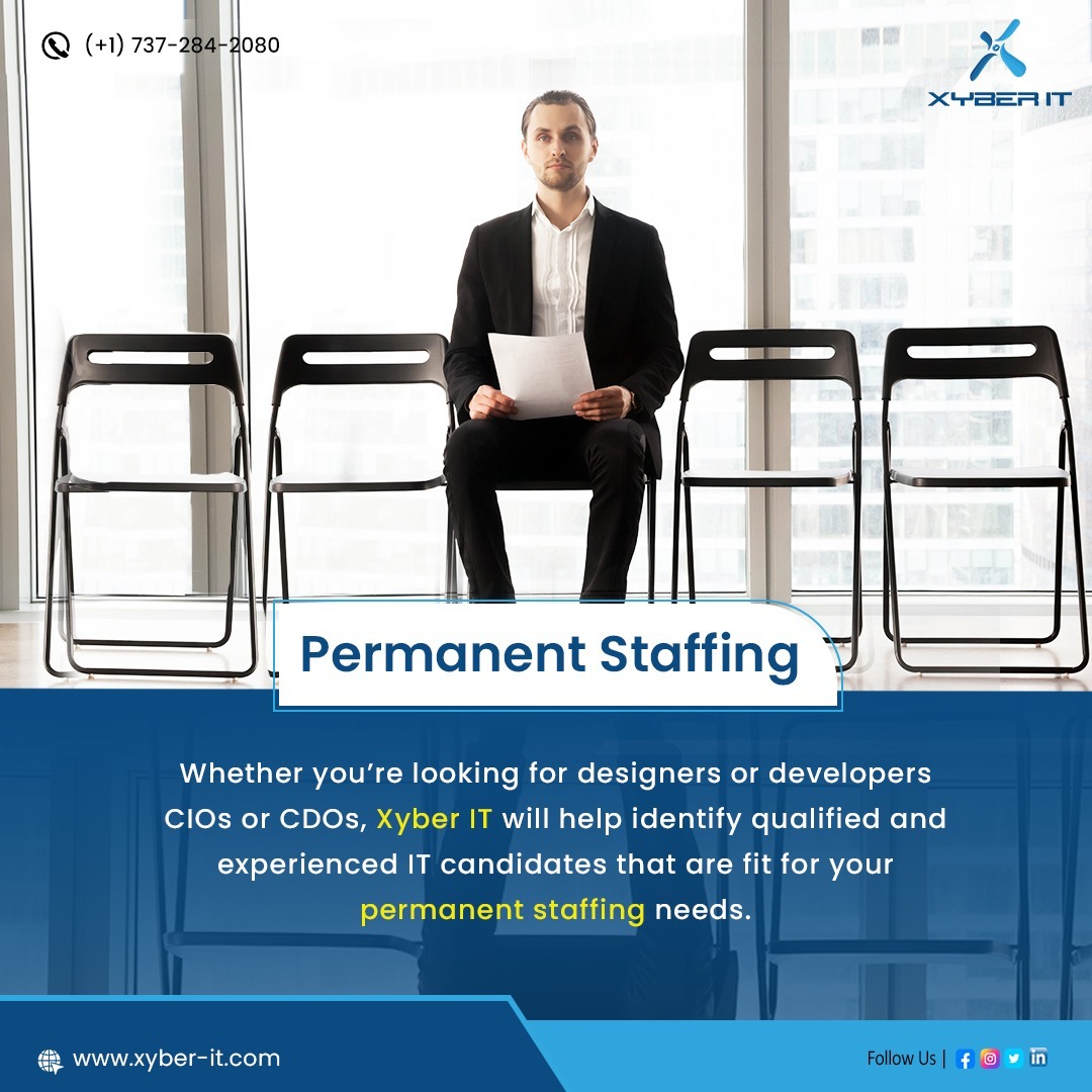 #xyber #xyberit #permanentstaffing #recruiters #staffing #contractstaffing #hiring #staffingsolutions #jobsearch #careers #ITCareers #business #DreamJob #staffingagencies #candidate #interviews #hiring #jobinterview #recruitment #services #ApplyNow