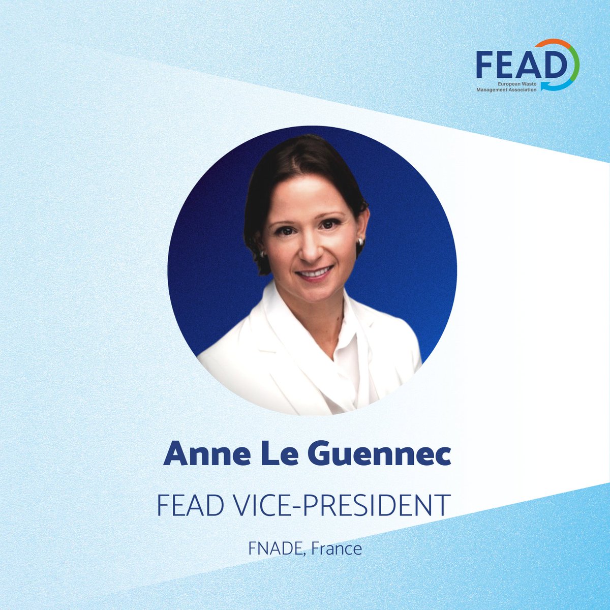 📣FEAD has new board members!

🔸Claudia Mensi (<a href="/claudia_mensi/">Claudia Mensi</a>,<a href="/assoambiente/">Assoambiente</a>) as President
🔸Herwart Wilms (<a href="/bde_presse/">BDE e.V.</a>) as Vice-President
🔸Anne Le Guennec (<a href="/anne_leguennec/">Anne Le Guennec</a>,<a href="/LaFNADE/">FNADE</a>) as Vice-President

Together we shape the future of #wastemanagement industry!