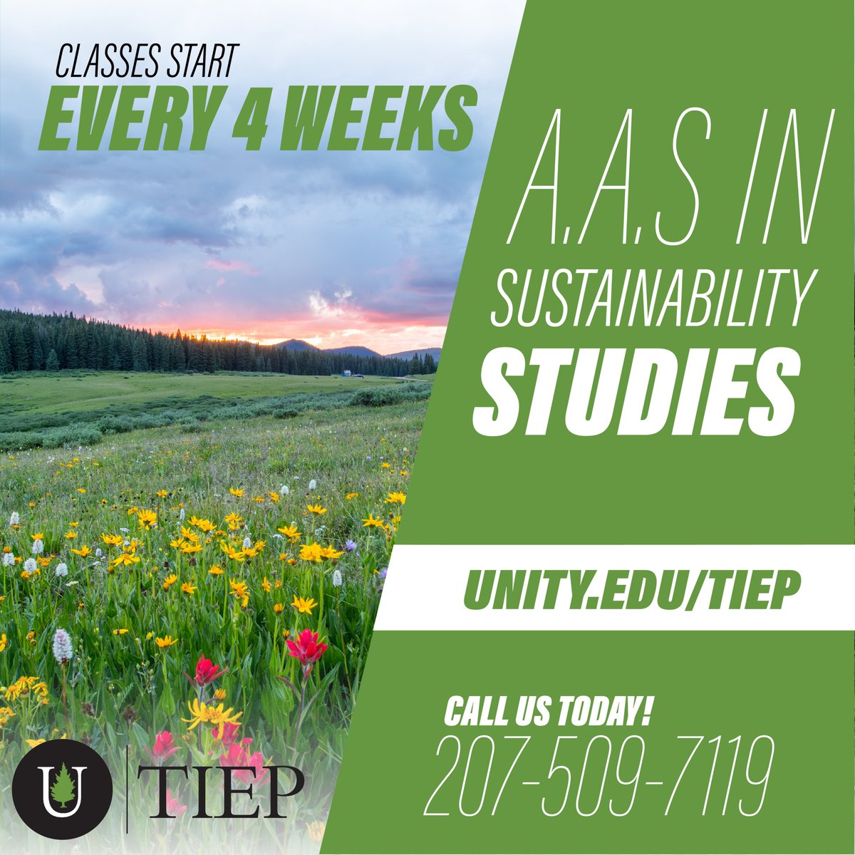 Are you looking for the best features of an in-person and online learning experience? What about earning an A.A.S. in Sustainability Studies in as little as 18 months?

Learn more at unity.edu/programs/envir…

#sustainablestudies #mainejobs #liveandworkinmaine #environmentalstudies