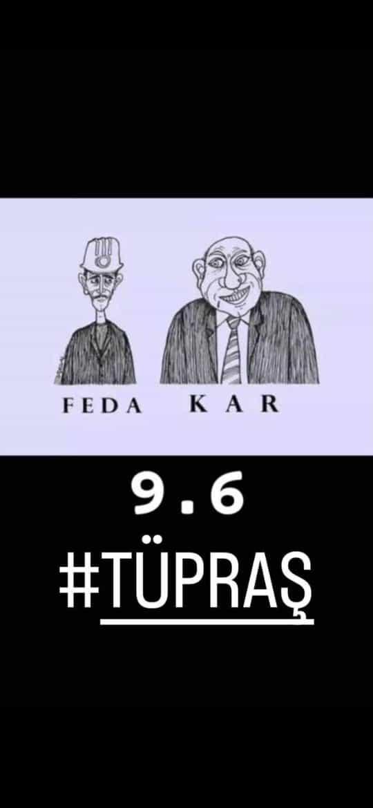 veliagbaba's tweet photo. #Tüpraş İşçileri kendilerine dayatılan yüzde 9.6 ek zamma karşı ç��kıyor,emek ve ekmek mücadelesi veriyor.
#Tüpraşişçisibirlikberaberlikiçinde
#Tüpraşİşçisinesesver https://t.co/jLR16BpMSv
