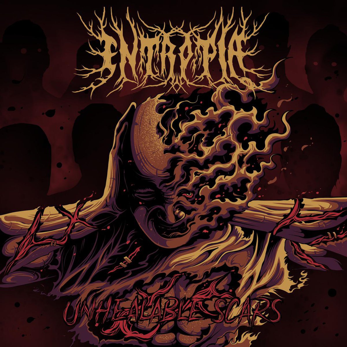 Entropia
Unhealable Scars
<a href="/RealEntropia/">Entropia</a> 
(Melodic Death Metal)

From Saudi Arabia 🇸🇦🤘🏻🖤