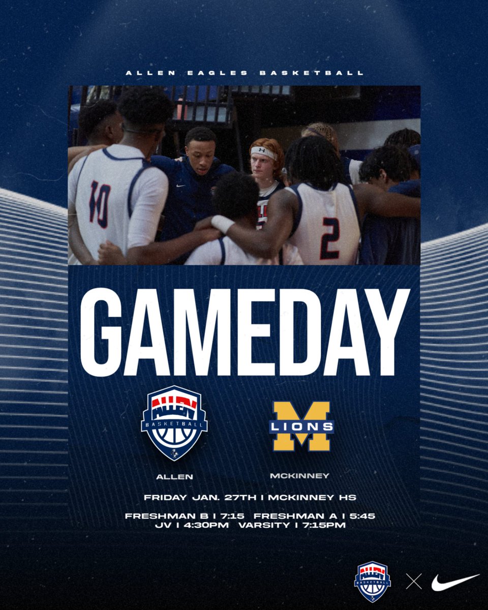 AllenEagleBball's tweet photo. 🚨 AWAY GAME TODAY‼️

#TOE | 🧱 x 🧱 https://t.co/vpSdlzCumH