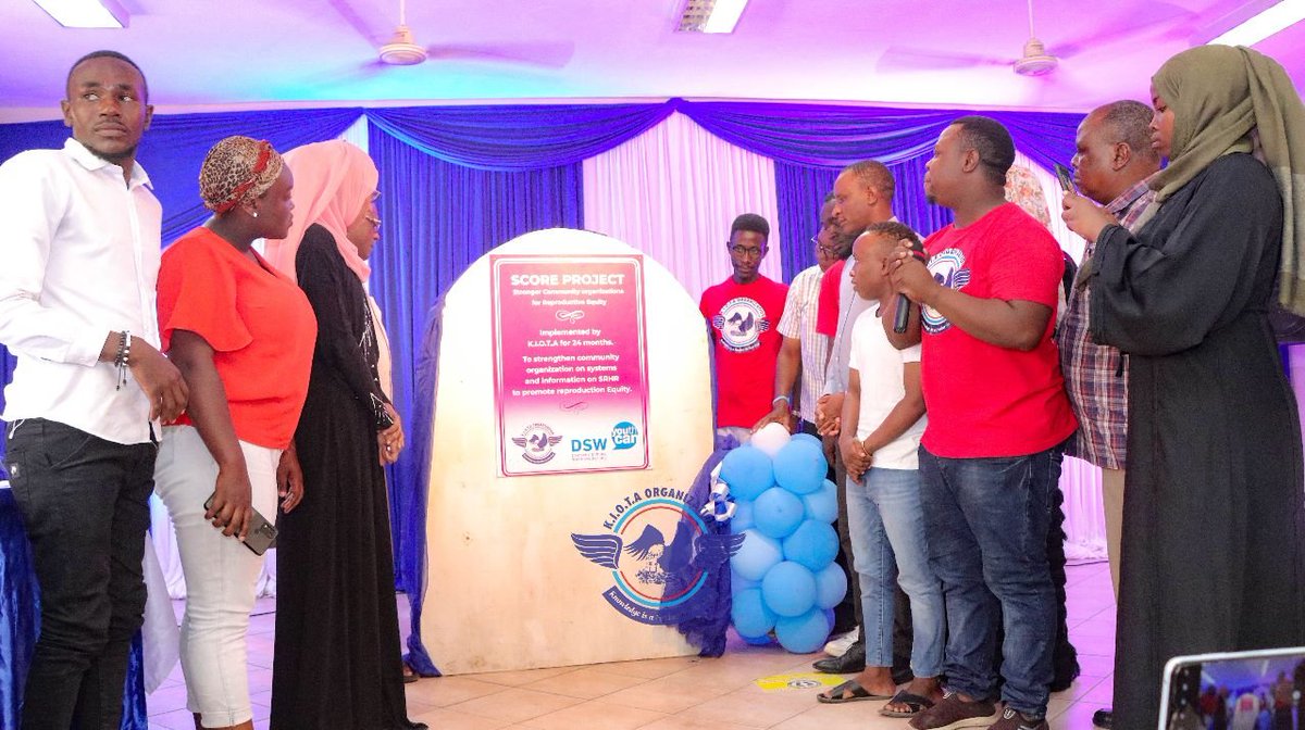 Today we launch the  SCORE Which is funded by @DSWKenya  to implement it in changamwe  in 24months duration of time. We look forward to work with youth structures , government and all stakeholders to make sure the program harvest the desired outcomes.
<a href="/OurKiota/">Knowledge In Our Tunnel Of Art(Kiota) CBO</a> 
<a href="/TJudyblacky/">TheRealJudyblacky</a>