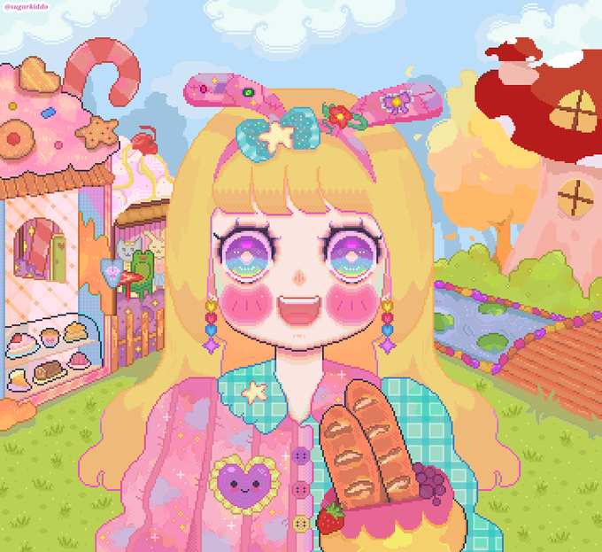 「blonde hair candy cane」 illustration images(Latest)
