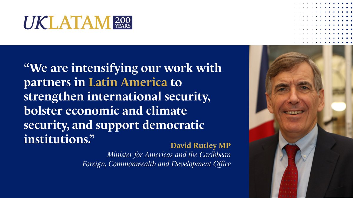 DavidRutley's tweet image. Latin America matters to the UK, its security matters to the world. 

Honoured to deliver the keynote speech at today’s inaugural @RUSI_org conference on security in #LatinAmerica ⬇️

gov.uk/government/spe…
