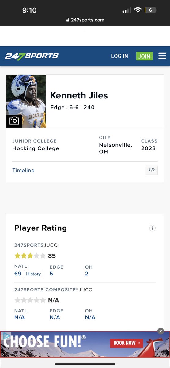 Blessed to be named a 3 star👏🏾 number 2 DE in Ohio