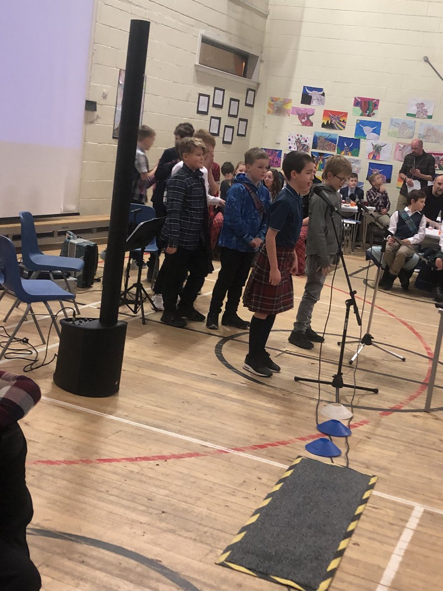 MissMilne5's tweet photo. P6 hosted a fabulous evening of entertainment for the Burns Supper last night. We are so proud of your hard work over the past few weeks. Well done everyone! ⭐️ https://t.co/nOkKx3a8uc