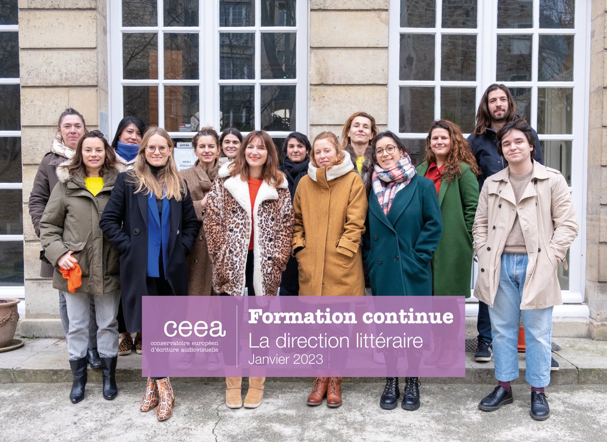 Ceea_edu's tweet image. 📝 Une nouvelle session de la #formation "La direction littéraire" a lieu en ce moment au #CEEA.

Jusqu'au 9 mars, les quatorze participants sont formés aux outils professionnels d’analyse et de réécriture pour le développement de #fictions.

ℹ️ bit.ly/3jdLyaj