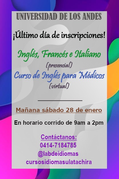 IDIOMAS ULA TÁCHIRA (@labdeidiomas) on Twitter photo 