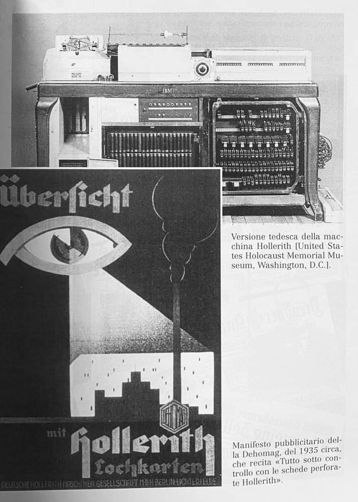 GregorioPiccin's tweet photo. il 27 gennaio vale la pena ricordare che lo sterminio nazista di ebrei, rom, comunisti, disabili è stato possibile anche grazie alla tecnologia informatica della statunitense IBM...

https://t.co/vXUSkDBubl https://t.co/bHQnN6BLFd