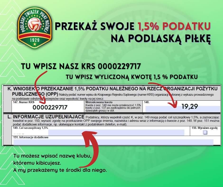JBudzko's tweet photo. @Podlaski_ZPN świetna inicjatywa, wspieraj rozwój piłki, wspieraj swój klub 💪⚪🟢⚽😁 https://t.co/ncGi6JYRep