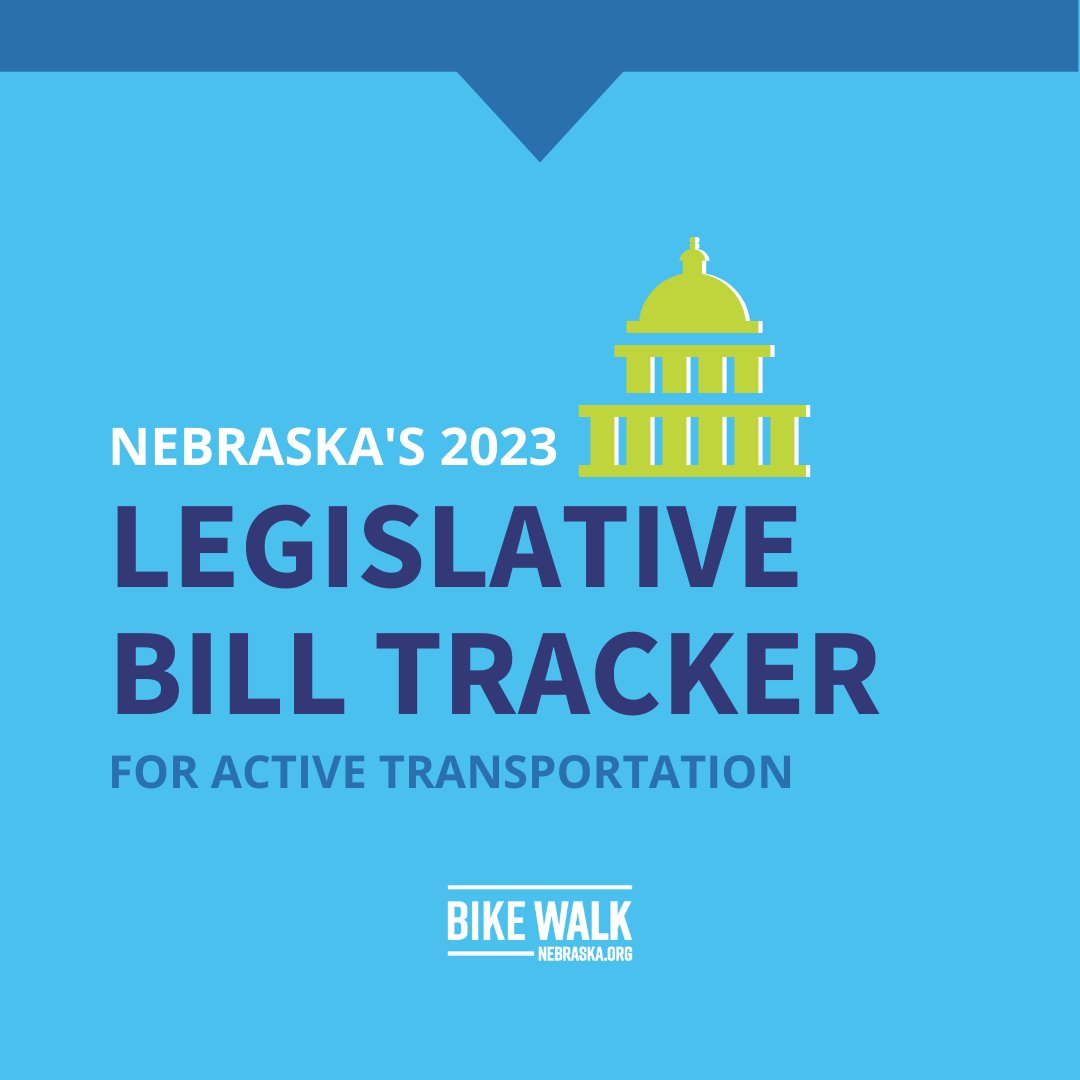 BikeWalkNE's tweet photo. We are your eyes and ears within the unicameral session. Stay informed about the policies that could hinder or benefit your everyday biking and walking with our Current Issues Bill Tracker.
Find the bill tracker, here: https://t.co/V9oGif5qUr
#neleg #unicameral #nerbaska https://t.co/UXOX3In16J