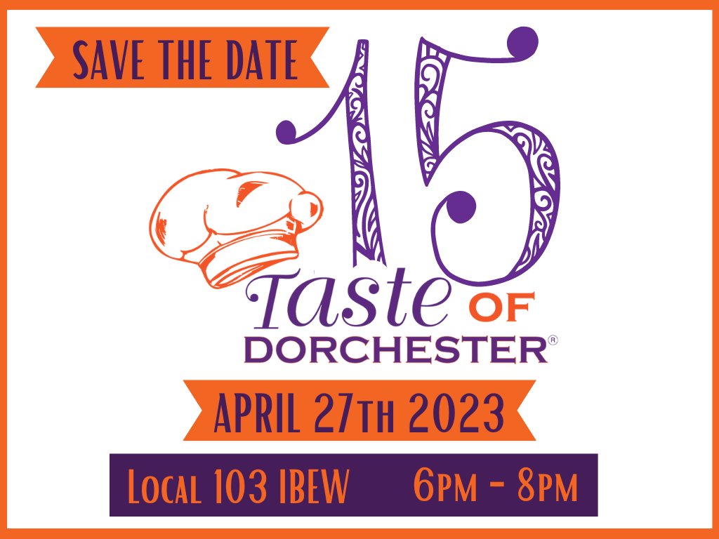 We are officially 3 months away from the 15th annual Taste of Dorchester! Mark your calendars, and get ready to buy those tickets.
#tasteofdorchester #TOD2023 #restaurant #dorchester #boston #thingstodoboston