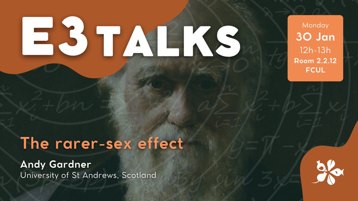 CE3CResearch's tweet photo. In the upcoming #E3Talk, @drandygardner from @univofstandrews will reveal the role of the rarer-sex effect in the evolutionary game of sex allocation- the investment of resources into ♂️ VS ♀️ reproductive effort ♟️🧮 Join us!
+info: https://t.co/Q8VycZDTtT
#cE3c #ce3cresearch https://t.co/pbTpPpslHL