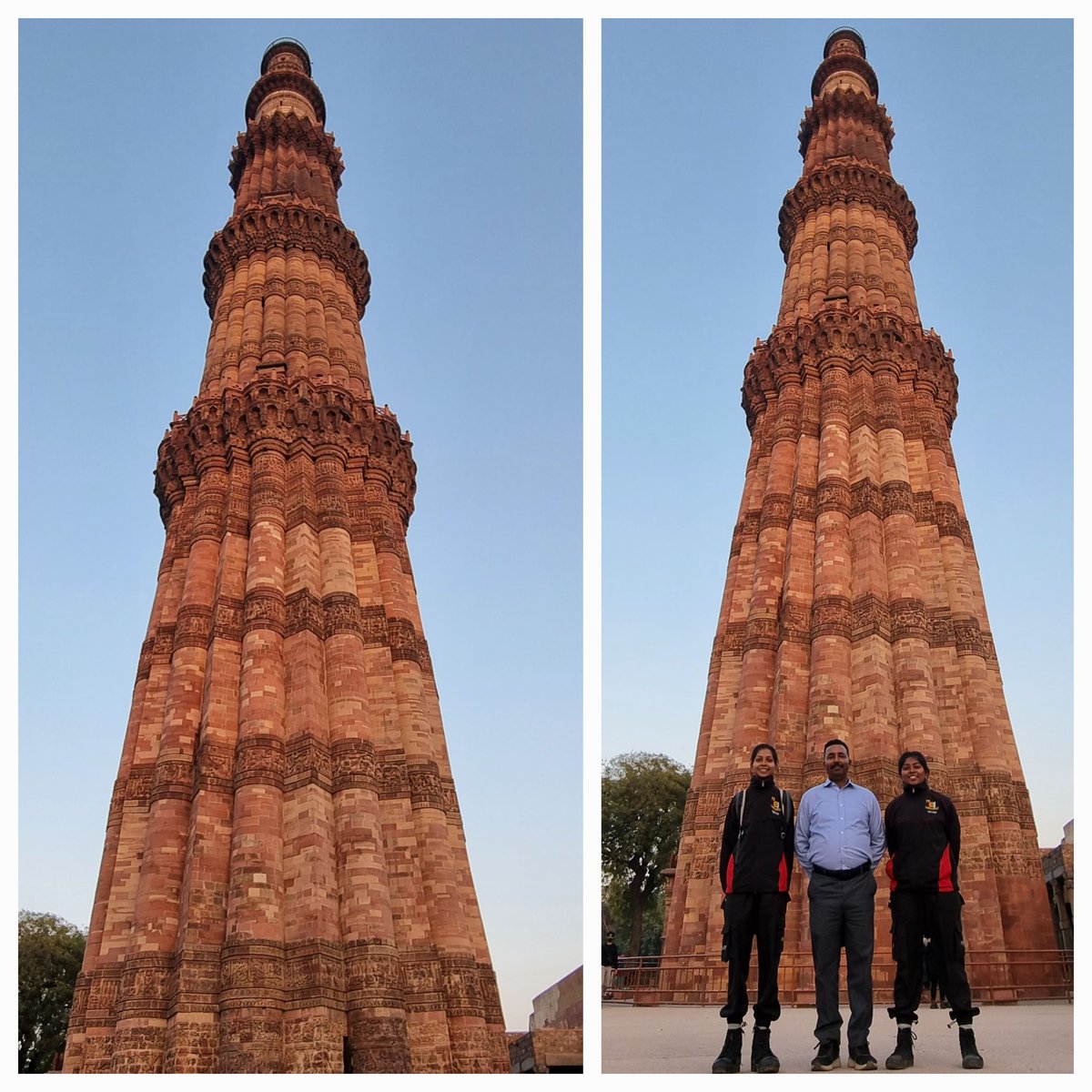 lt_ukti's tweet photo. #JawaYezdiMotorcycles rally visited Qutub Minar is one of the biggest Minerate in the world,stunning architecture and is built with red sandstone.More than 2000yrs old Iron pillar still standing strong @ArvindKapoorTYG @DefencePRO_Guj @HQ_DG_NCC @jawamotorcycles @NCC_Dte_Gujarat https://t.co/GDf8sEIWmw