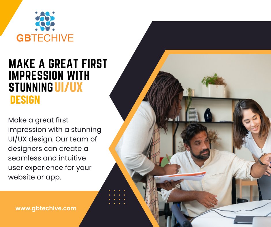 GTechive's tweet photo. Our team of designers can create a seamless and intuitive user experience for your website or app, ensuring that your customers have a positive first impression and keep coming back for more.
#ui #UX #Design #WebDesign #AppDesign #UserExperience #FirstImpression #StunningDesigne https://t.co/vjp6Lqffgk