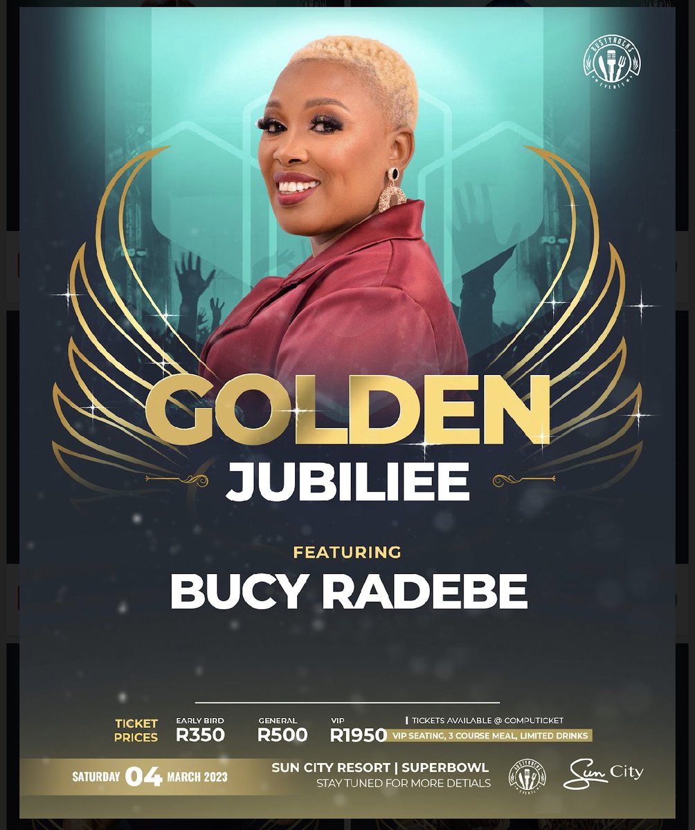 somizi's tweet photo. #SomiziGoldenJubilee in sun city Super Bowl on the 4th March https://t.co/pGx2aCYtDA