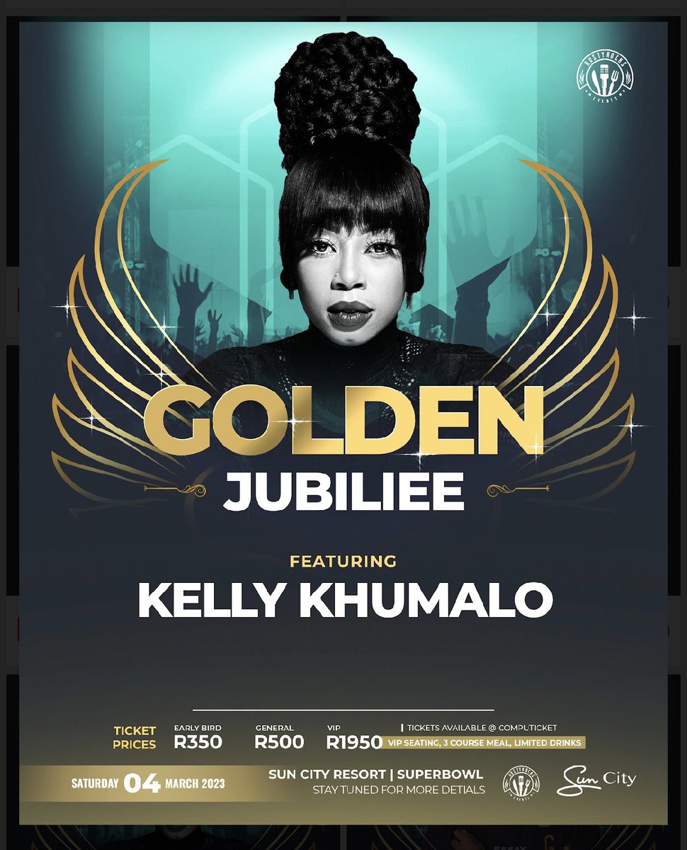 somizi's tweet photo. #SomiziGoldenJubilee in sun city Super Bowl on the 4th March https://t.co/pGx2aCYtDA