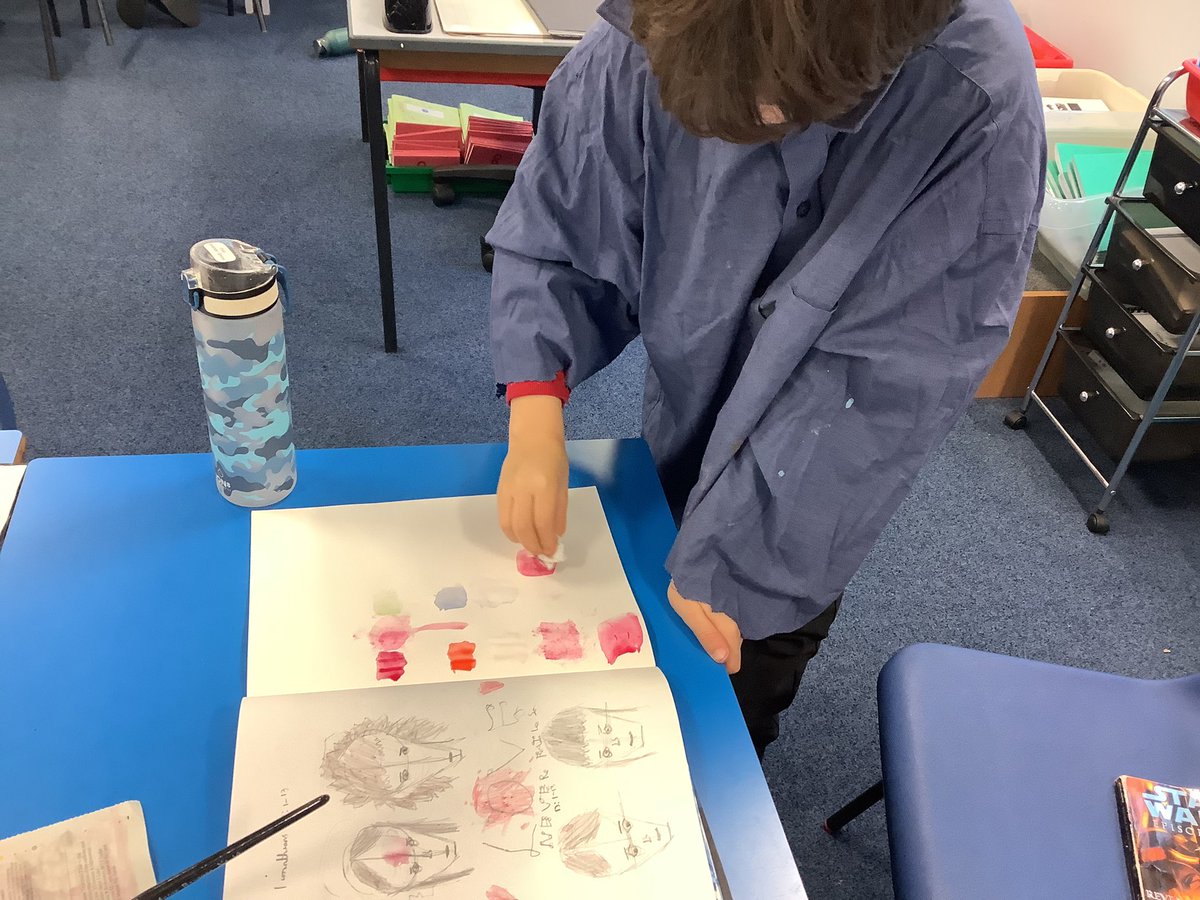Barfordstpeters's tweet photo. Year 5 have been learning about and practising new watercolour techniques. Some children have even invented their own! #bspArt https://t.co/sEiGvnhyX8