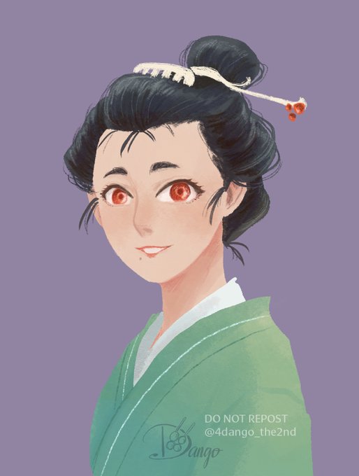 doodled Toki-aneue while commutingI love my (dead) oc npc also I might make her an Akame :^) 