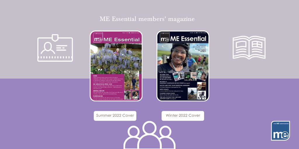 MEAssociation's tweet photo. ME Essential - The brilliant quarterly magazine that the members of the ME Association receive in the post.

To read more about the benefits of membership &amp; to become a member, please visit our website:

https://t.co/lKuEQg1LEp

#pwME #MECFS #MyalgicE #MEEssential #MEAssociation https://t.co/AUHtXKejwh