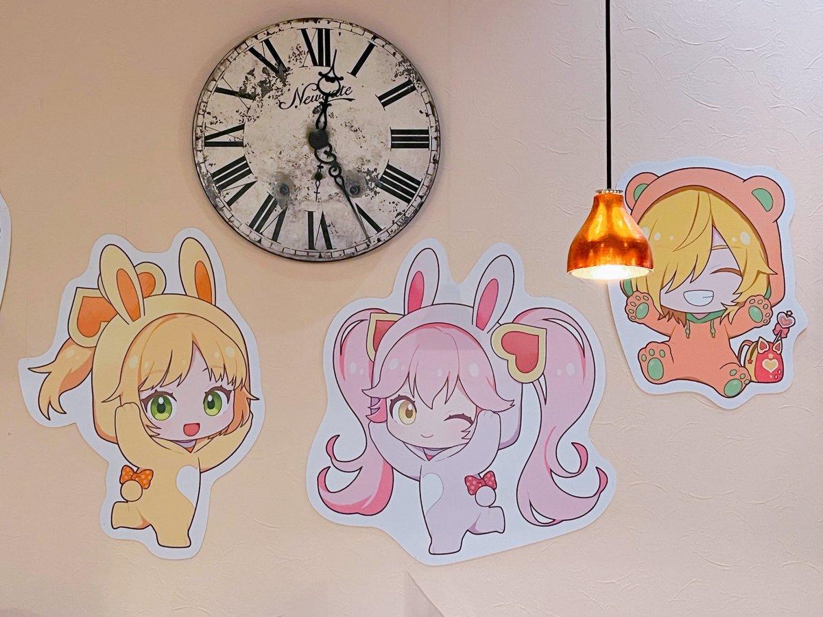 「スイパラ楽しかった可愛い空間で幸せだった～!マルリリちゃん並んでたりして嬉しすぎ」|きゆう陸🐱💗のイラスト
