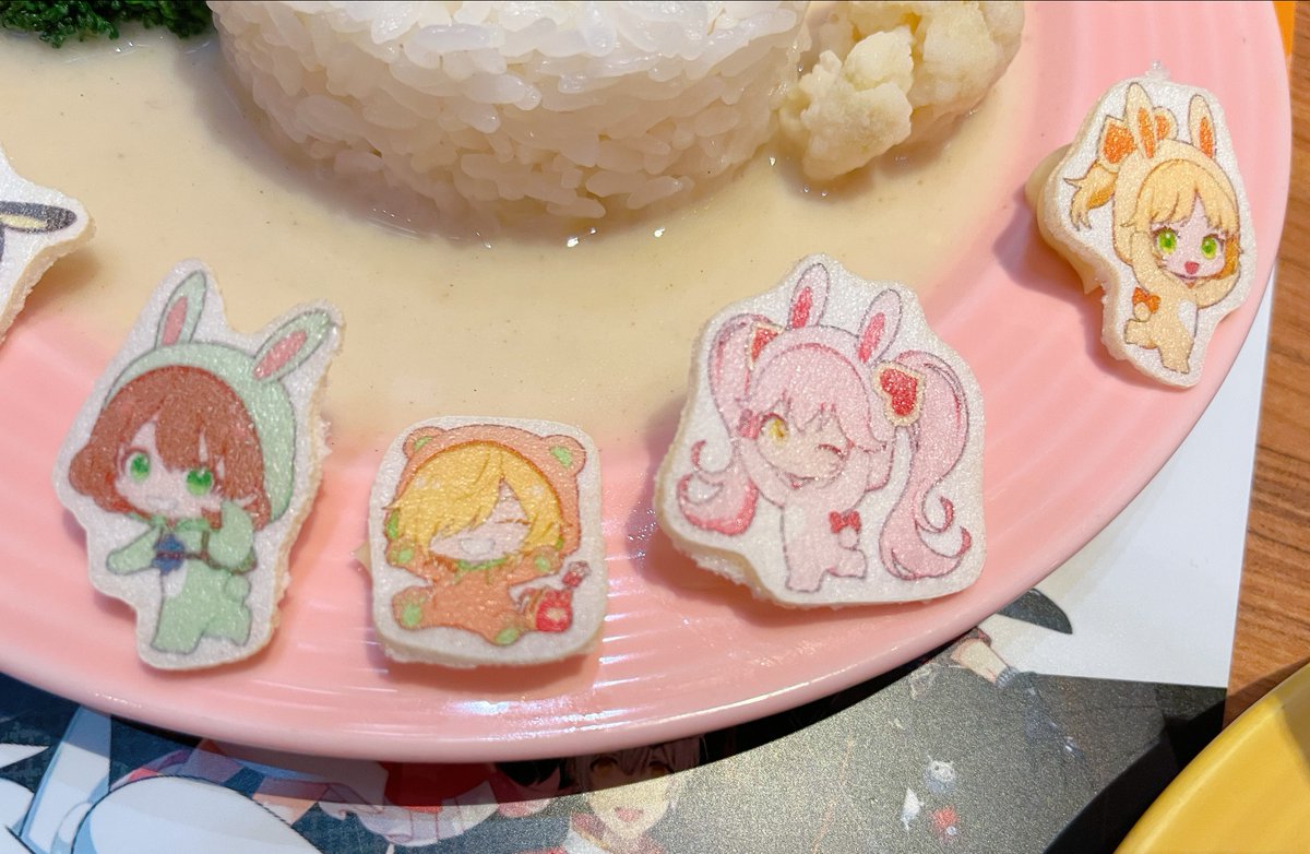 「スイパラ楽しかった可愛い空間で幸せだった～!マルリリちゃん並んでたりして嬉しすぎ」|きゆう陸🐱💗のイラスト