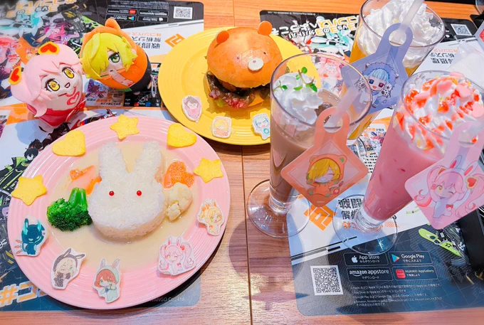 スイパラ楽しかった可愛い空間で幸せだった～!マルリリちゃん並んでたりして嬉しすぎたな… 
