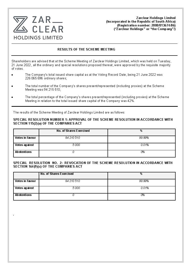 WarrenC_ZA's tweet photo. Prior to the African Phoenix / Zarclear merger vote (which later passed with 99.99%), the extortionists made it clear if the "Tolls" were not paid, "the destination would not be reached".  To date, they have succeeded in their threat and public shareholders are prejudiced https://t.co/9cR2tpi9Ll