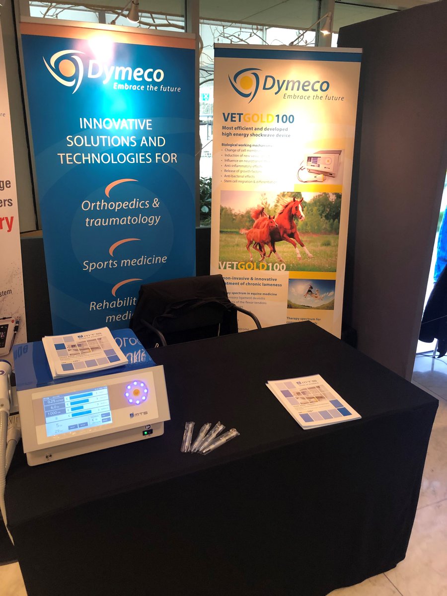 MTSSparkWave's tweet photo. Spark Wave Therapy is used for various indications in veterinary medicine and our partner Dymeco will be showcasing the vetgold100 at the 17th edition of the Veterinary Sport Horse Congress in combination with Jumping Amsterdam, from January 26 to 28.
#MTSMedical #equinevets https://t.co/Ki4bdUhf6t