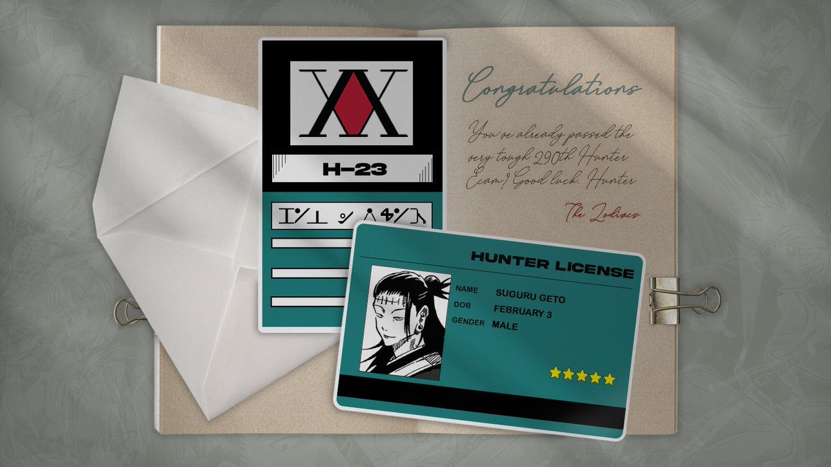 yoasohi's tweet photo. To fulfill their goal of becoming the best hunter among the best, the hunters have to overcome various obstacles. This license is now sanctioned as a silent testament to the sacrifices made by hunters. The zenith of greatness has been attained by me, HNTRGeto. https://t.co/ixIoIFYEoD