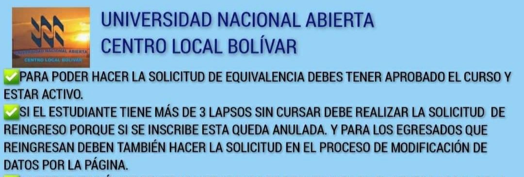 UNA - CL Bolívar (@una_clbolivar) on Twitter photo 