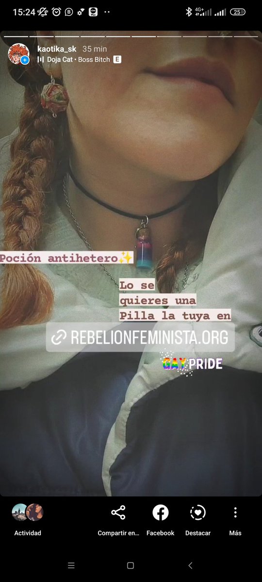 Lo importante es ... Mirad que preciosidad de collar !! Os dejo el enlace por las envidias rebelionfeminista.org/bisuteria-rebe… 
De nada bellezas !